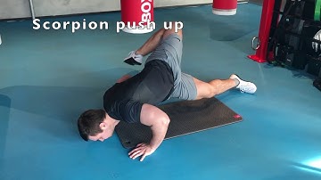 Scorpion push up