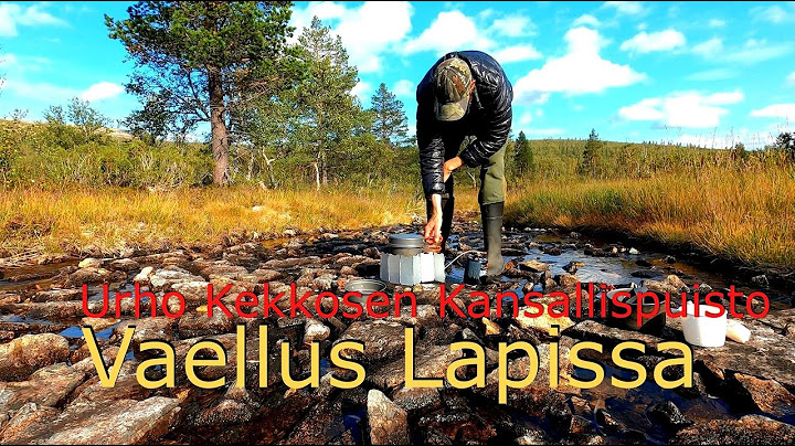 Erämaan armoilla. Urho Kekkosen Kansallispuisto vaellus Lapissa. Hammaskurun autiotupa