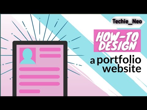 How To Make A Portfolio Website Using HTML CSS | @Techie_Neo #portfolio #css
