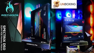 XPG D50 3200mhz Ram Unboxing Overclocking Rgb effects 16gb kit(8*2) Best ram under the budget of 10k