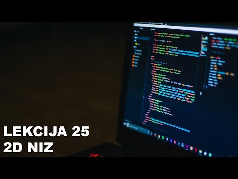 [Lekcija 25 ~ Java Programiranje] Dvodimenzionalan niz