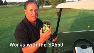 SkyCaddie SX550 Golf Cart Mount by Mike Buchner 1,843 views 2 years ago 1 minute, 5 seconds