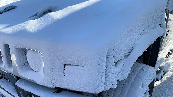 Toyota Camry 2.2L Extreme Cold Start -4 F Feels like -29F! 136 horsepower