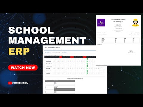 School Management ERP | ASP.NET Core | EF Core | .NET Core MVC | New Release