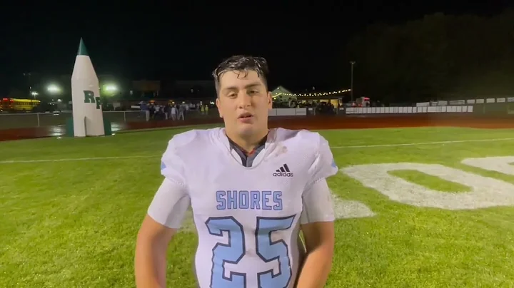 Mona Shores senior Octavio Alvarado after win over...