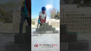 Cement solid interlock bricks fitting No sand No cement just fit it #cement #flyashbricks #interlock