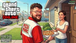 24 TIMER SOM PIZZABUD I GTA 5 ONLINE