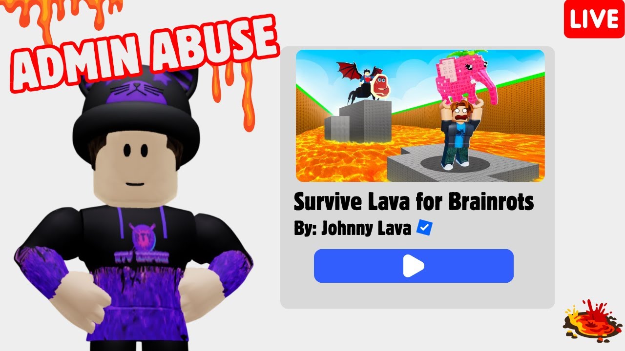 SURVIVE LAVA FOR BRAINROTS UPDATE - YouTube
