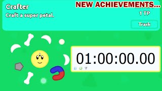 Florr.io - How Many Achievements in 1 Hour? - New Achievements Speedrun