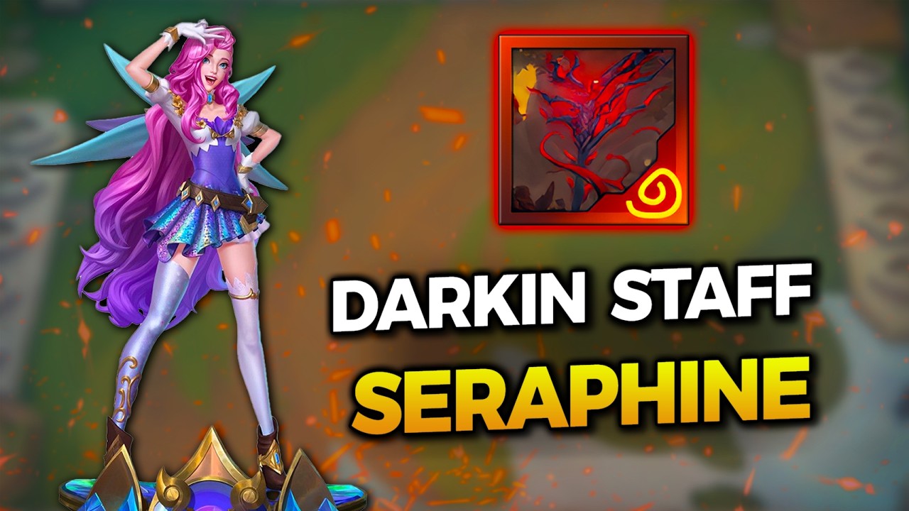 THEY BUFFED DARKIN STAFF SO I USED IT ON SERAPHINE. IT'S INSANE | TFT Set 16