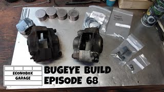 How to rebuild Austin Healey Sprite & MG Midget front brake calipers. Bugeye Build Episode 68