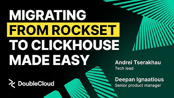 Migrating from Rockset to ClickHouse made easy