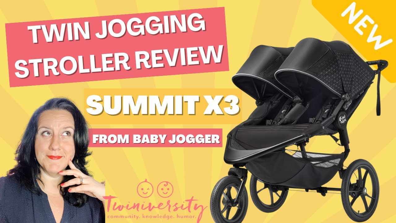 Albany Institut mulighed Twin Jogging Stroller Review Baby Jogger Summit x3 - YouTube