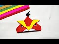 Angry bird - How to make 3D angry bird bookmarker, Step by step tutorial.