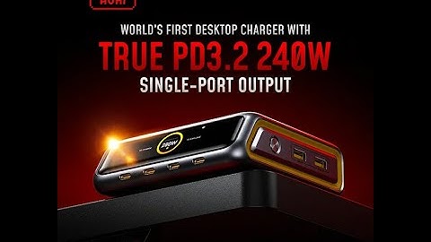 Bộ Sạc Để Bàn AOHi Future AI 280W GaN+ 6 Cổng - A0C-C022 | iAohi.VN