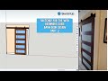 SketchUp for the WEB - Beginners Guide - Barn Door Design - Pt2