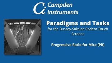 Progressive Ratio for Mice (PR)