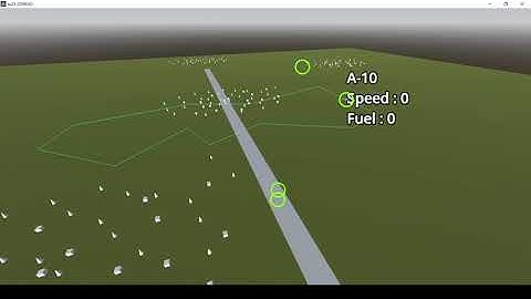 Godot Flight Simulator - Tactical View