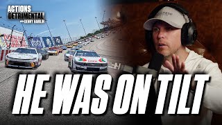 Denny Hamlin Reacts to Very Ambitious Moves by Byron & Reddick at Darlington