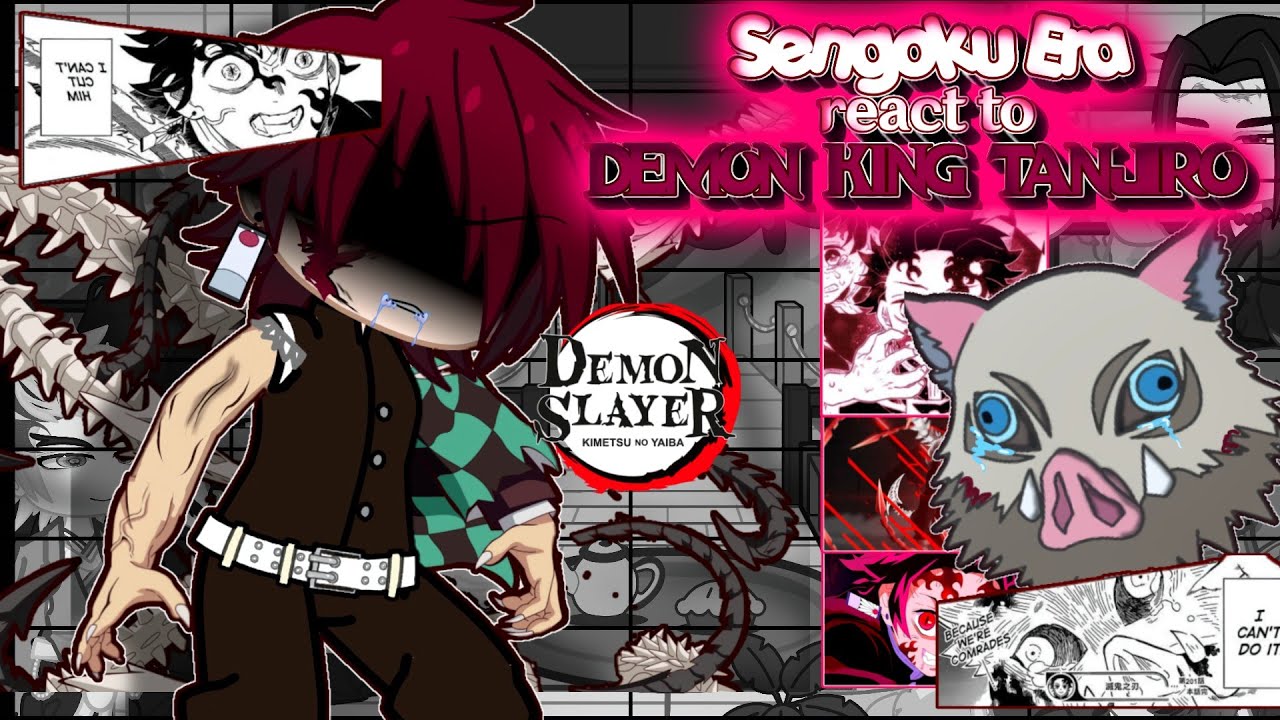 ✨ Sengoku Era react to Demon King Tanjiro 