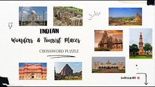 Indian Wonders & Tourist Places Crossword Puzzle Game | Viral Games | Viral Puzzle