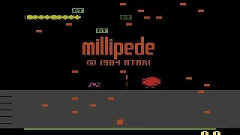Millipede - Atari 2600 in RetroArch (1984)