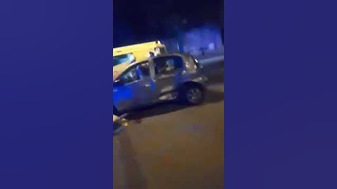 Oszlopnak ment egy autó Egerben a 25-ös főúton