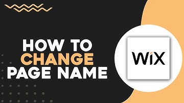 How To Change Page Name on Wix (Quick & Easy)