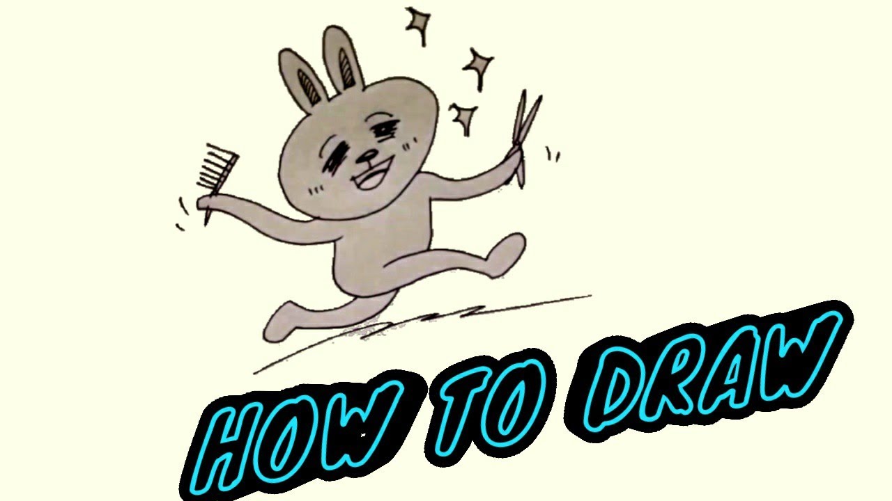 Happy Rabbit Stick Cartoon Stick Figure: Happy Bunny - YouTube