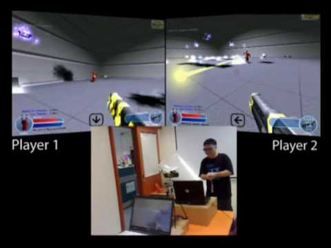Mixed Reality FPS (Dodge The Aliens) using Neo Axi...