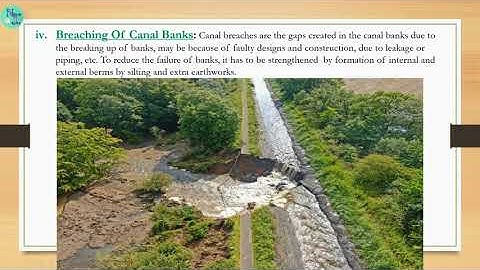 Water Logging And Drainage | Part 3 | Water Resource Engineering | Causes of canal damages