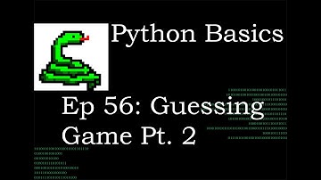 Python Basics Guessing Game pt  2