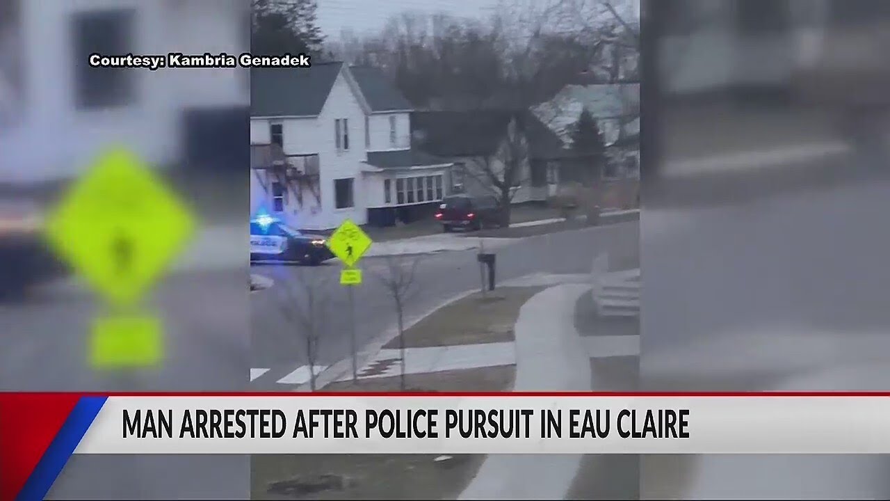 High-speed chase through Eau Claire ends in multiple charges - YouTube
