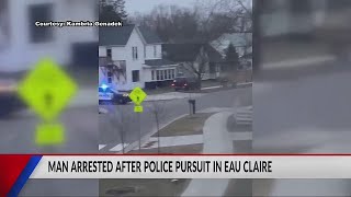 High-speed chase through Eau Claire ends in multiple charges