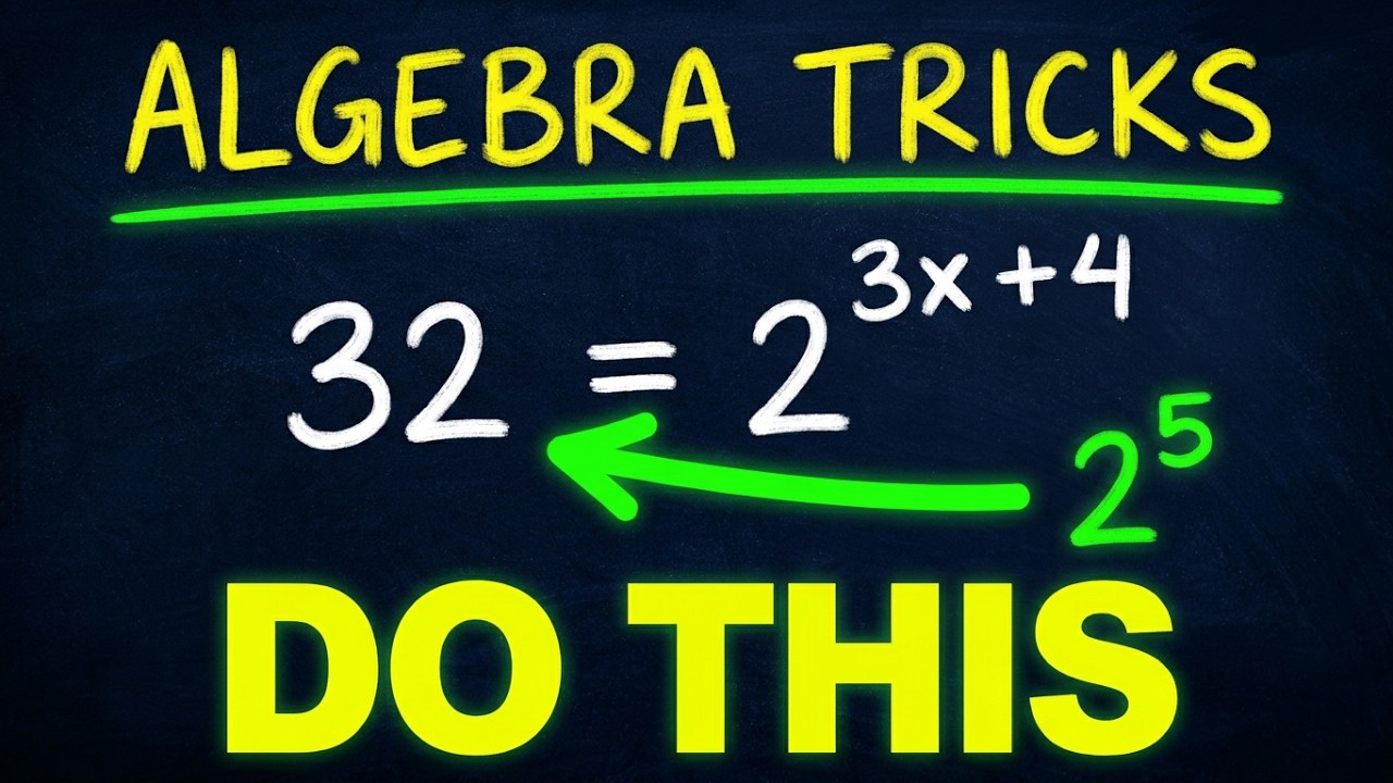 Solving Exponential Equations using Rules & Identities of Exponents ...