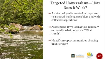Targeted Universalism