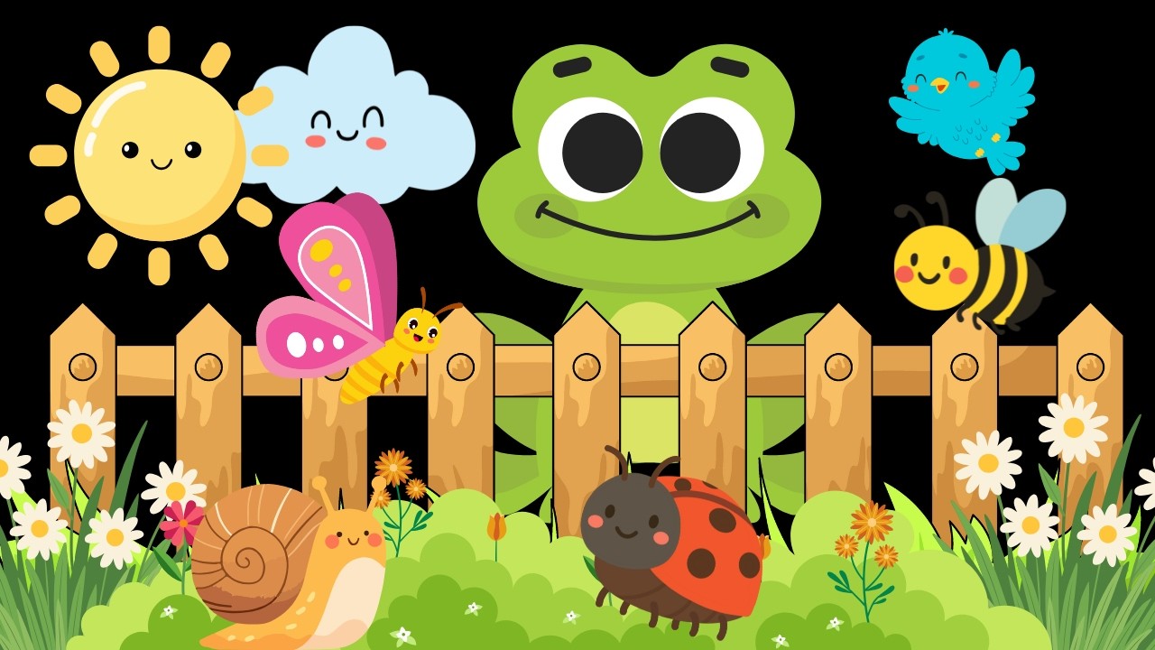 Baby Sensory Video Nature Friends with High Contrast and Visual Stimulation #babysensoryvideos