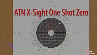 ATN X-Sight 4K 3-14x Scope - One Shot Zeroing