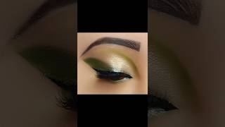 #shorts Eye Makeup Tutorial ✨💚||#youtube#eyemakeup #eyemakeuptutorial#eye #eyeshadow#eyeliner#moon