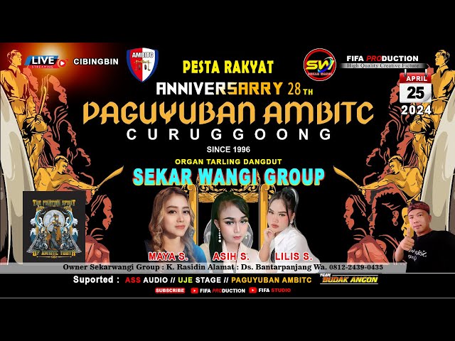 LIVE ANNIVERSARRY 28 TH PAGUYUBAN AMBITC / EDISI MALAM KAMIS, 25 APRIL 2024 class=