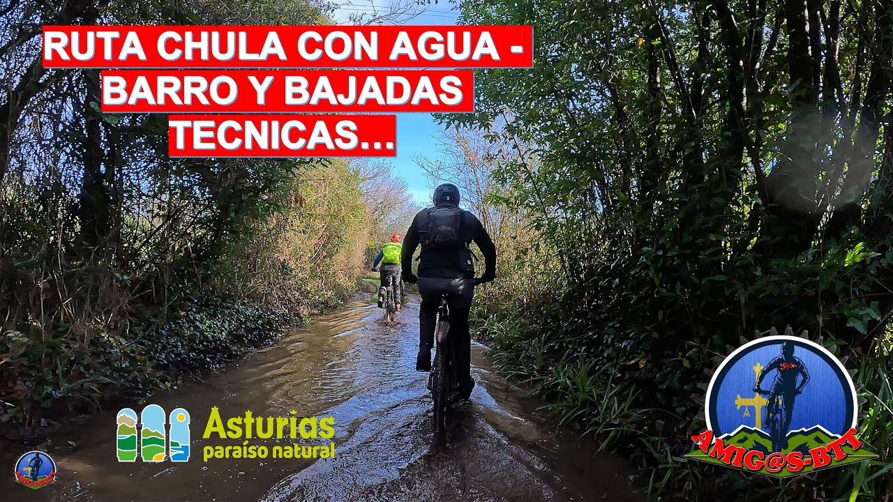 RUTA MTB CON E BIKE-BARRO, AGUA Y BAJADAS CHULAS...