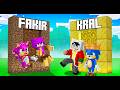 KRAL ERKEKLER VS FAKİR KIZLAR PORTAL SAVAŞI 😱 Minecraft