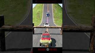 Moment before cooked BeamNG #beamng 99 Car collision simulation#speed bumps for boys#ca