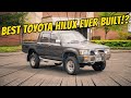 The best generation of toyota hilux mint 1990 double cab diesel hilux pov drive and review