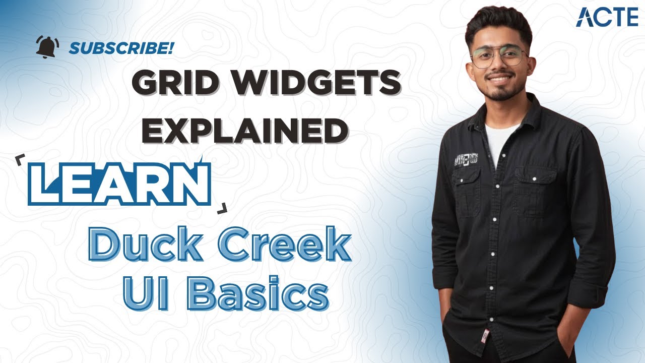 📊 Defining GRID Widgets, Pages & Pagesets in Duck Creek | Complete UI Configuration Guide