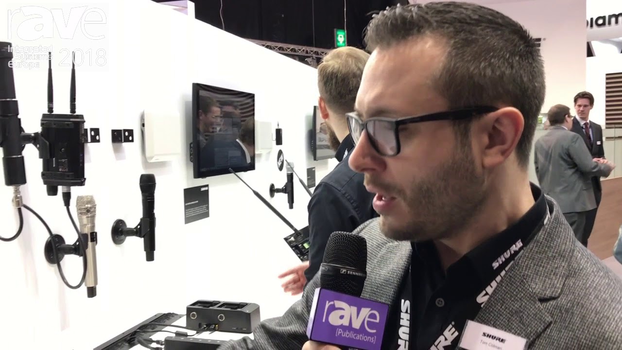 ISE 2018: Shure Exhibits Accent Digital Now Wireless Audio System - YouTube