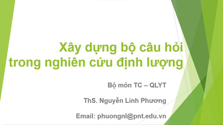 Moột bảng câu hỏi định tính thường bao nhiêu câu