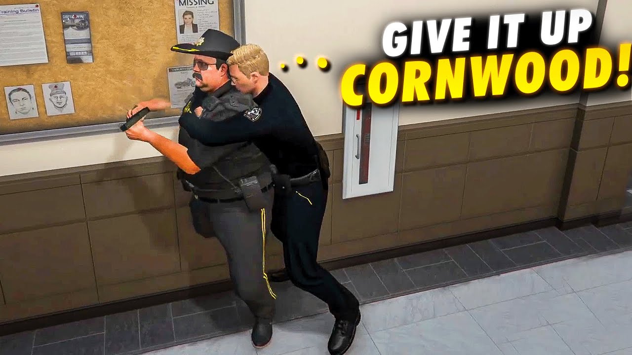 CORNWOOD LOSES HIS GUN...