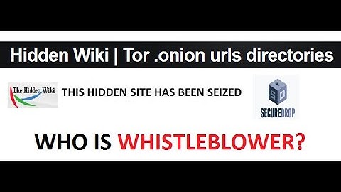 Dark Web Hidden URLs and Whistle blower