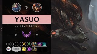 Yasuo Top vs Rumble - KR Master Patch 14.9